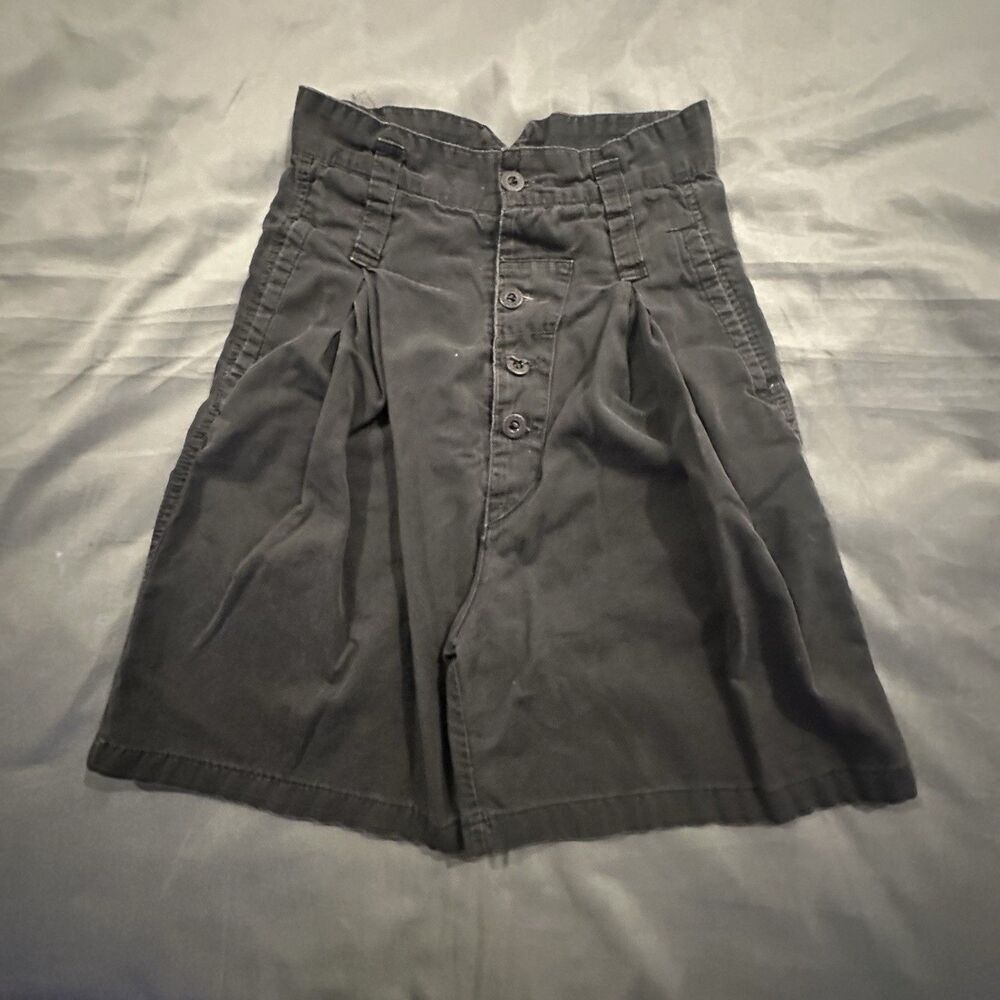 Vintage 90s Compagnie Express Pleated Divided Skirt Button Fly High Rise USA